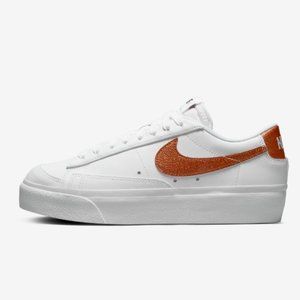 Nike Women's Blazer Low Platform Essential Shoes 'Metallic Copper' size 7.5